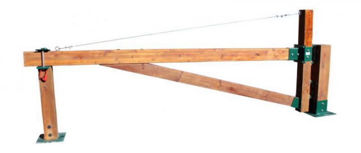 Barrière tournante bois Marengo